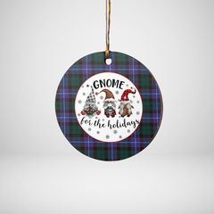 Clan Guthrie Modern Tartan Tartan Crest Gnome Round Ceramic Ornament HB34 Guthrie Modern Tartan Tartan Christmas   