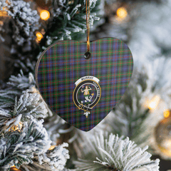 Clan Murray of Atholl Modern Tartan Crest Heart Ceramic Ornament JB19 Murray of Atholl Modern Tartan Tartan Christmas   