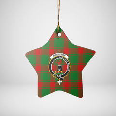 Clan Middleton Modern Tartan Crest Star Ceramic Ornament HD96 Middleton Modern Tartan Tartan Christmas   