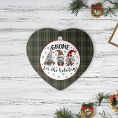 Clan Davidson Tulloch Dress Tartan Tartan Crest Gnome Heart Ceramic Ornament DG65 Davidson Tulloch Dress Tartan Tartan Christmas   