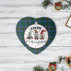 Clan Cockburn Ancient Tartan Tartan Crest Gnome Heart Ceramic Ornament YA20 Cockburn Ancient Tartan Tartan Christmas   