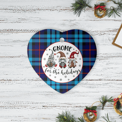 Clan MacCorquodale Tartan Tartan Crest Gnome Heart Ceramic Ornament UA50 MacCorquodale Tartan Tartan Christmas   