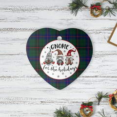 Clan Davidson Modern Tartan Tartan Crest Gnome Heart Ceramic Ornament NF97 Davidson Modern Tartan Tartan Christmas   