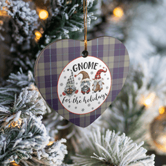 Clan Cunningham Dress Blue Dancers Tartan Tartan Crest Gnome Heart Ceramic Ornament JZ95 Cunningham Dress Blue Dancers Tartan Tartan Christmas   