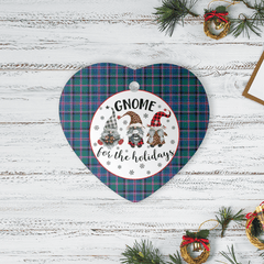 Clan Cooper Ancient  Tartan Tartan Crest Gnome Heart Ceramic Ornament KS15 Cooper Ancient Tartan Tartan Christmas   