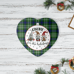 Clan Swinton (Tweedside) Tartan Tartan Crest Gnome Heart Ceramic Ornament MP93 Swinton (Tweedside) Tartan Tartan Christmas   