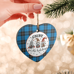 Clan Ramsay Blue Ancient Tartan Tartan Crest Gnome Heart Ceramic Ornament CJ27 Ramsay Blue Ancient Tartan Tartan Christmas   