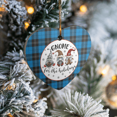 Clan Ramsay Blue Ancient Tartan Tartan Crest Gnome Heart Ceramic Ornament CJ27 Ramsay Blue Ancient Tartan Tartan Christmas   