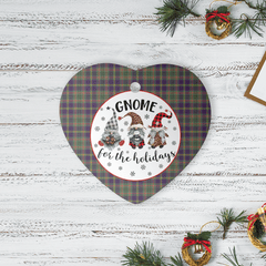 Clan Taylor Weathered Tartan Tartan Crest Gnome Heart Ceramic Ornament OE74 Taylor Weathered Tartan Tartan Christmas   