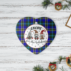 Clan Weir Modern Tartan Tartan Crest Gnome Heart Ceramic Ornament TF58 Weir Modern Tartan Tartan Christmas   