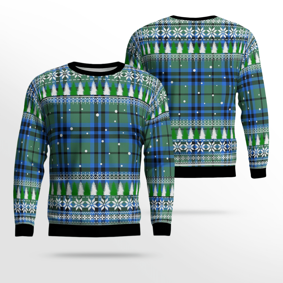 Clan Falconer Tartan Christmas Ugly Sweater AY88 Falconer Tartan Tartan Ugly Sweater   