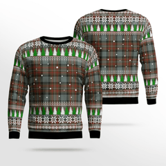 Clan Fergusson Weathered Tartan Christmas Ugly Sweater MG44 Fergusson Weathered Tartan Tartan Ugly Sweater   