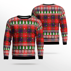 Clan Fraser Modern Tartan Christmas Ugly Sweater LW60 Fraser Modern Tartan Tartan Ugly Sweater   