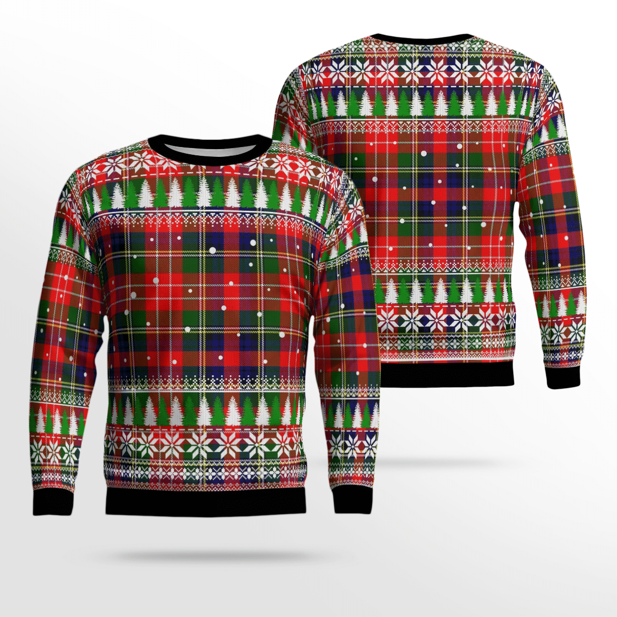 Clan Christie Tartan Christmas Ugly Sweater MI78 Christie Tartan Tartan Ugly Sweater   