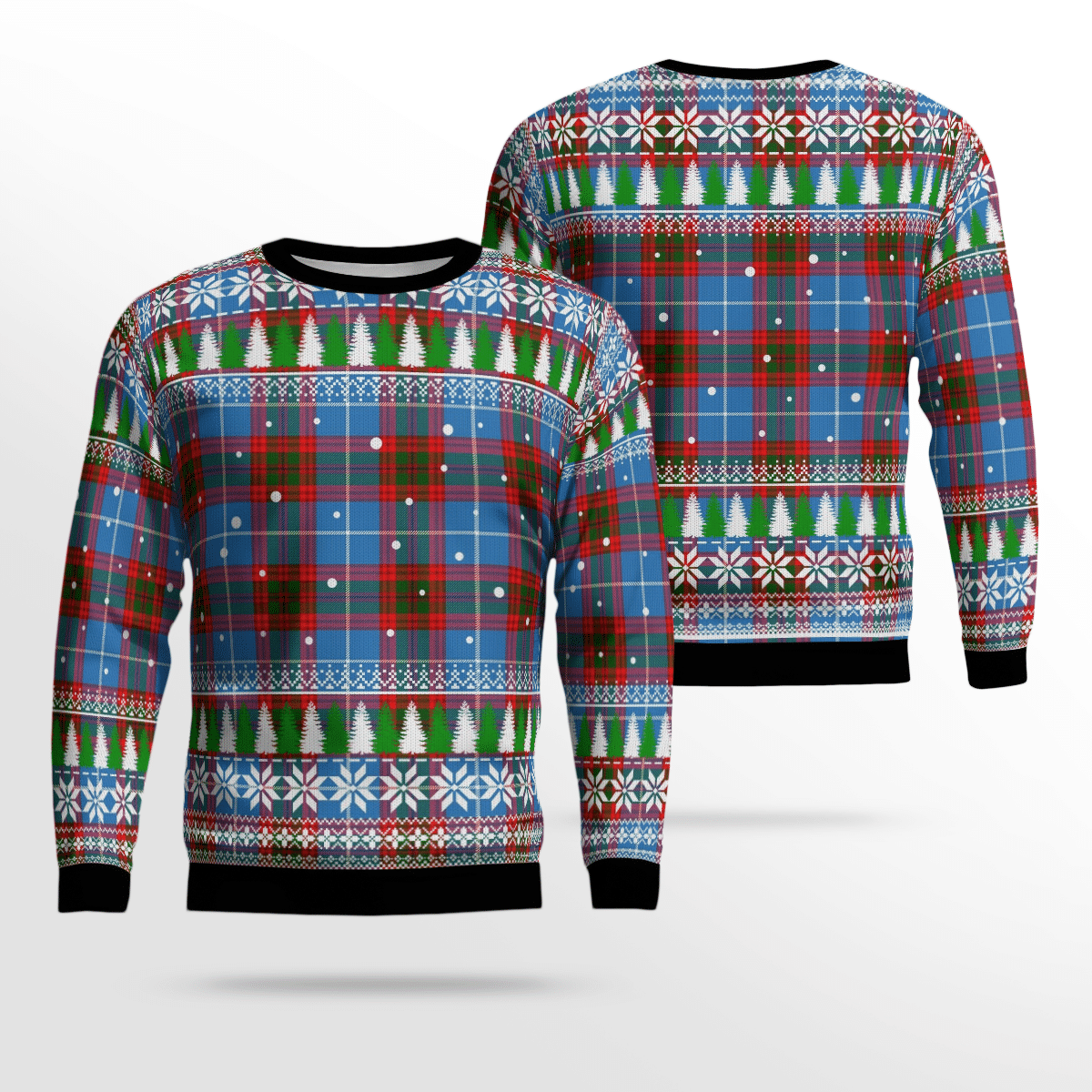 Clan Crichton District Tartan Christmas Ugly Sweater BH97 Crichton District Tartan Tartan Ugly Sweater   