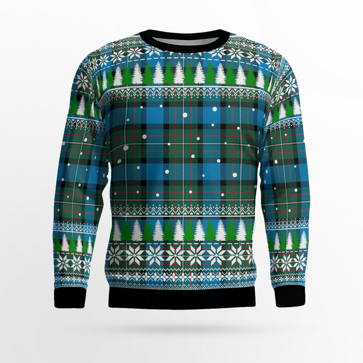 Clan Fergusson Ancient Tartan Christmas Ugly Sweater ML79 Fergusson Ancient Tartan Tartan Ugly Sweater   