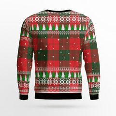 Clan Erskine Modern Tartan Christmas Ugly Sweater QZ36 Erskine Modern Tartan Tartan Ugly Sweater   