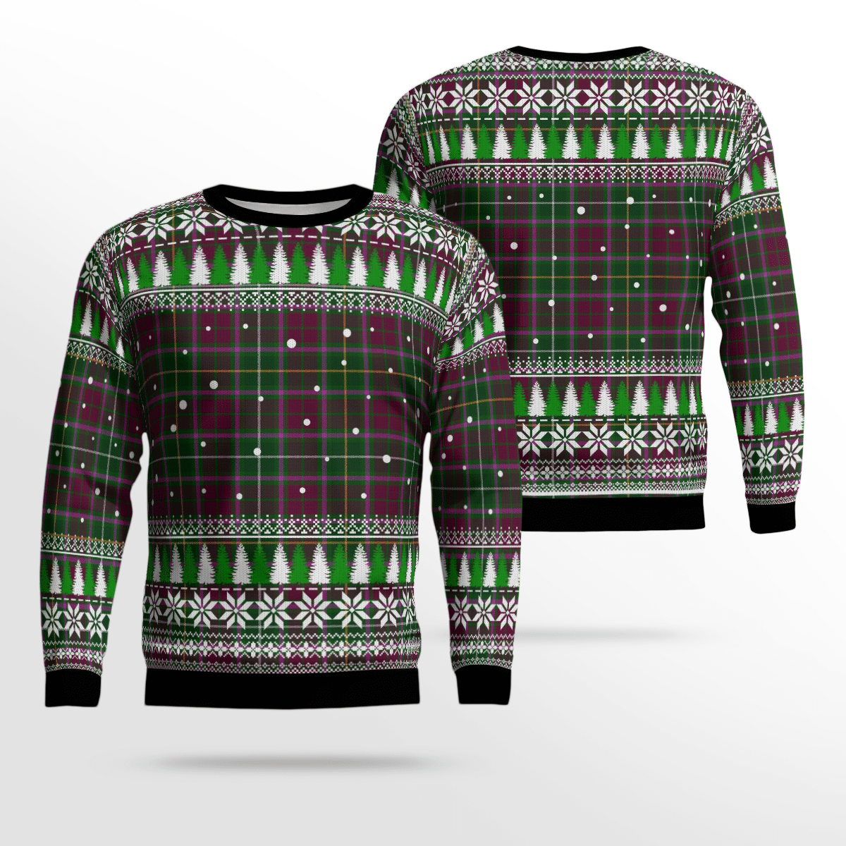 Clan Crosbie Tartan Christmas Ugly Sweater CI45 Crosbie Tartan Tartan Ugly Sweater   