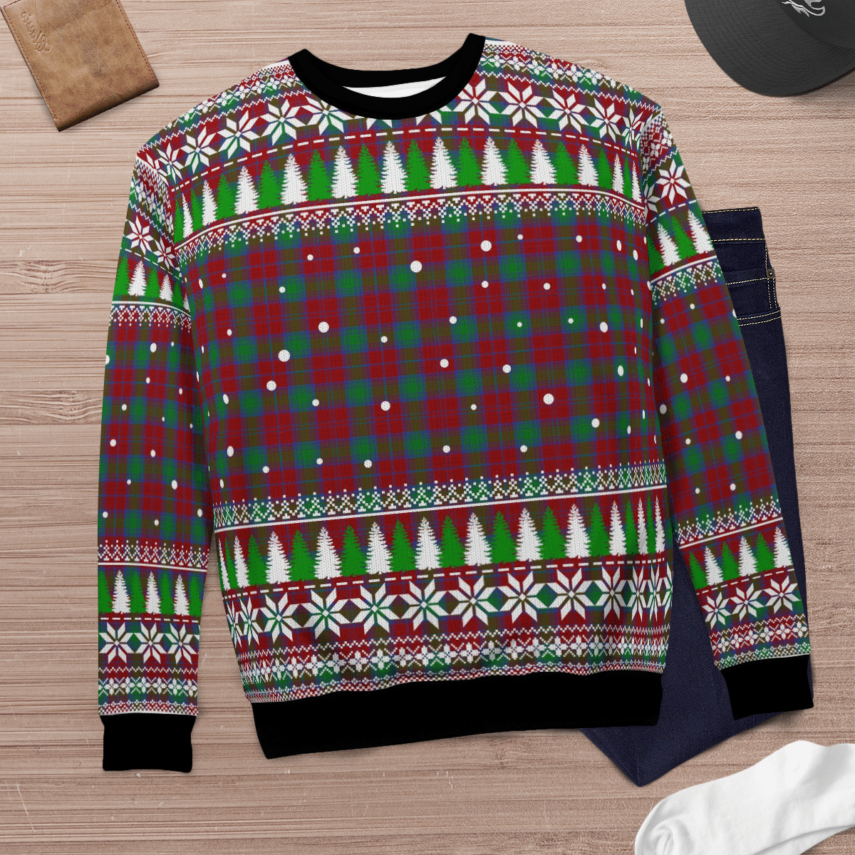 Clan Fotheringham Tartan Christmas Ugly Sweater PN77 Fotheringham Tartan Tartan Ugly Sweater   