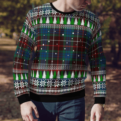 Clan Fraser Hunting Ancient Tartan Christmas Ugly Sweater DM45 Fraser Hunting Ancient Tartan Tartan Ugly Sweater   