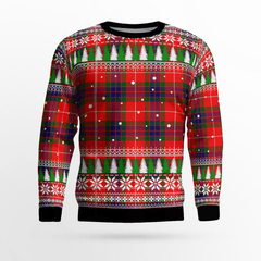 Clan Fraser Modern Tartan Christmas Ugly Sweater LW60 Fraser Modern Tartan Tartan Ugly Sweater   