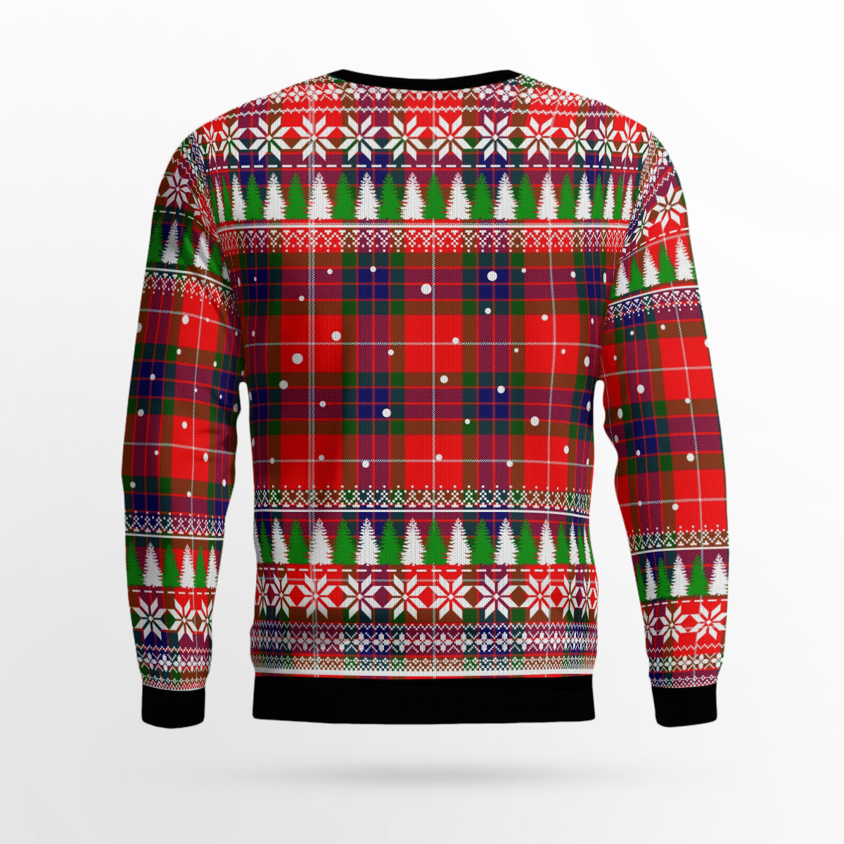 Clan Fraser Modern Tartan Christmas Ugly Sweater LW60 Fraser Modern Tartan Tartan Ugly Sweater   