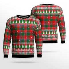 Clan Dalziel Modern Tartan Christmas Ugly Sweater OB65 Dalziel Modern Tartan Tartan Ugly Sweater   