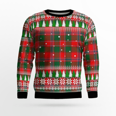 Clan Dalziel Modern Tartan Christmas Ugly Sweater OB65 Dalziel Modern Tartan Tartan Ugly Sweater   