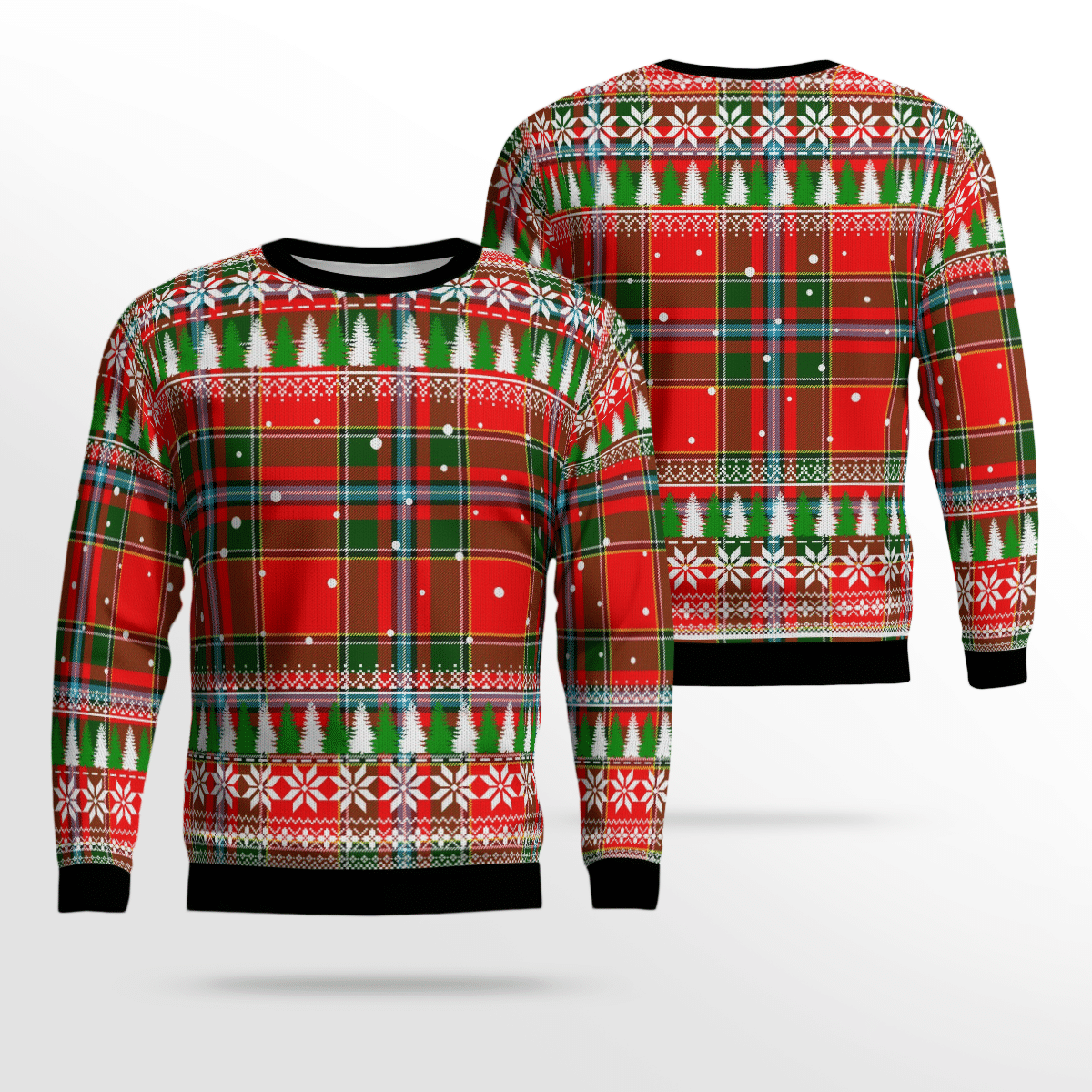 Clan Drummond of Perth Tartan Christmas Ugly Sweater NY65 Drummond of Perth Tartan Tartan Ugly Sweater   