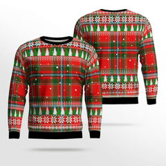 Clan Drummond of Perth Tartan Christmas Ugly Sweater NY65 Drummond of Perth Tartan Tartan Ugly Sweater   