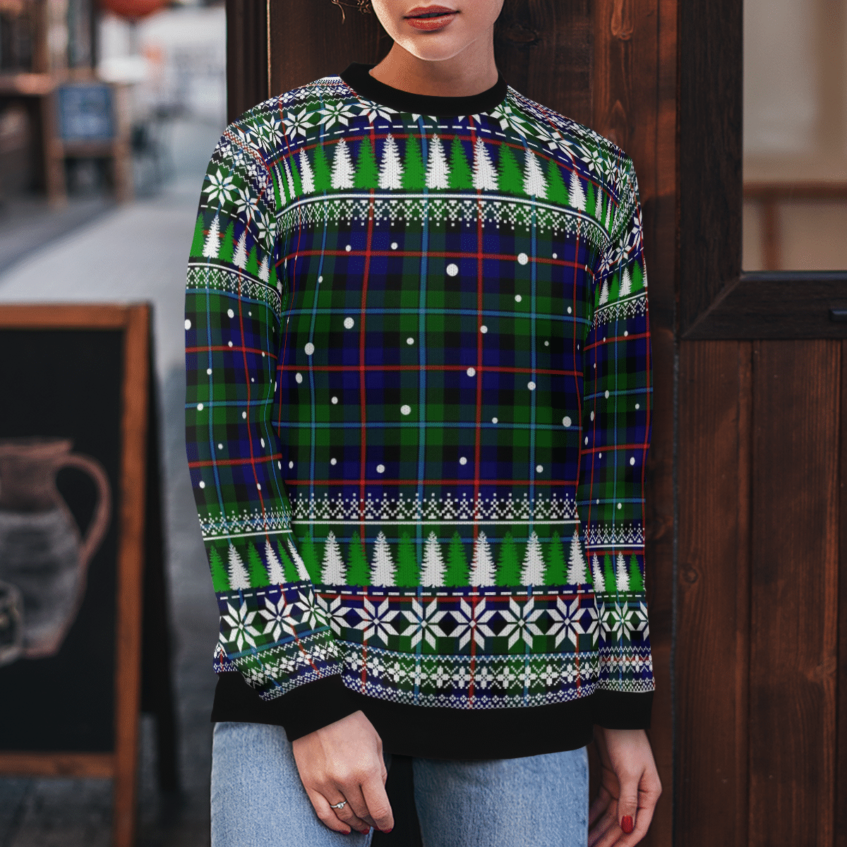 Clan Campbell of Cawdor Modern Tartan Christmas Ugly Sweater XT94 Campbell of Cawdor Modern Tartan Tartan Ugly Sweater   