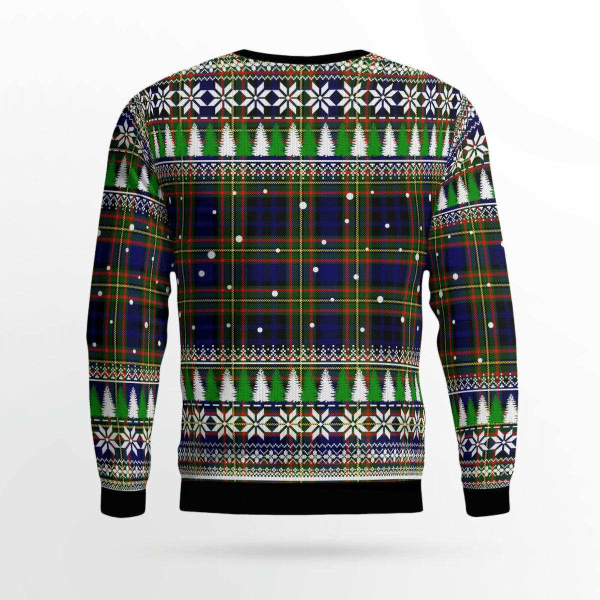 Clan Clelland Modern Tartan Christmas Ugly Sweater PJ79 Clelland Modern Tartan Tartan Ugly Sweater   