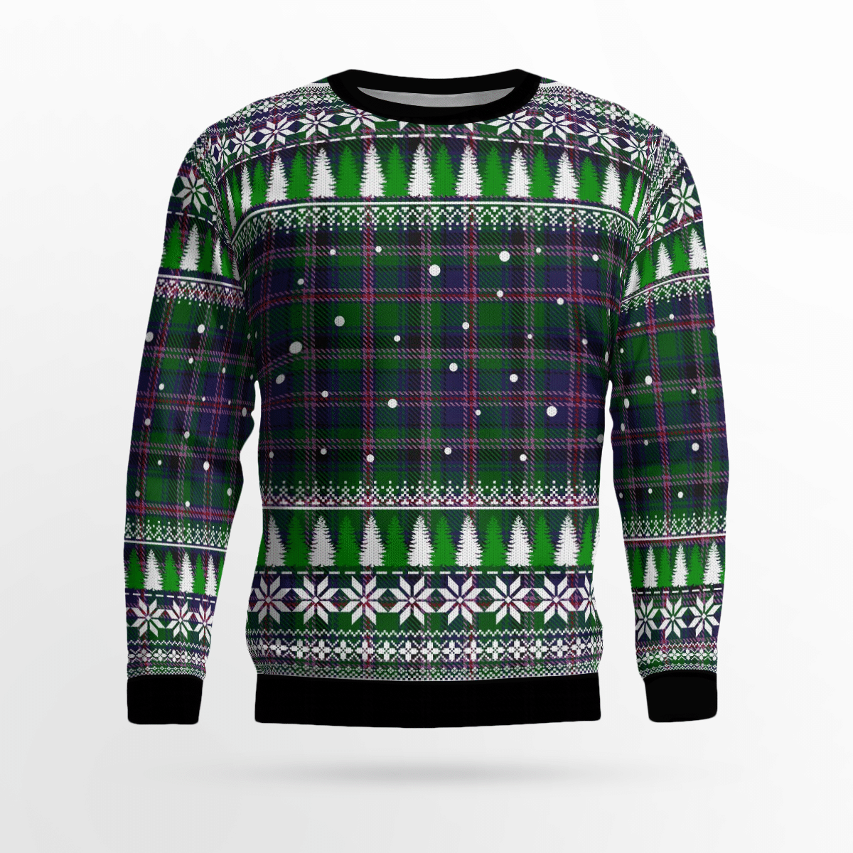 Clan Cooper Modern Tartan Christmas Ugly Sweater QD77 Cooper Modern Tartan Tartan Ugly Sweater   