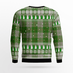 Clan Cunningham Dress Green Dancers Tartan Christmas Ugly Sweater SP64 Cunningham Dress Green Dancers Tartan Tartan Ugly Sweater   