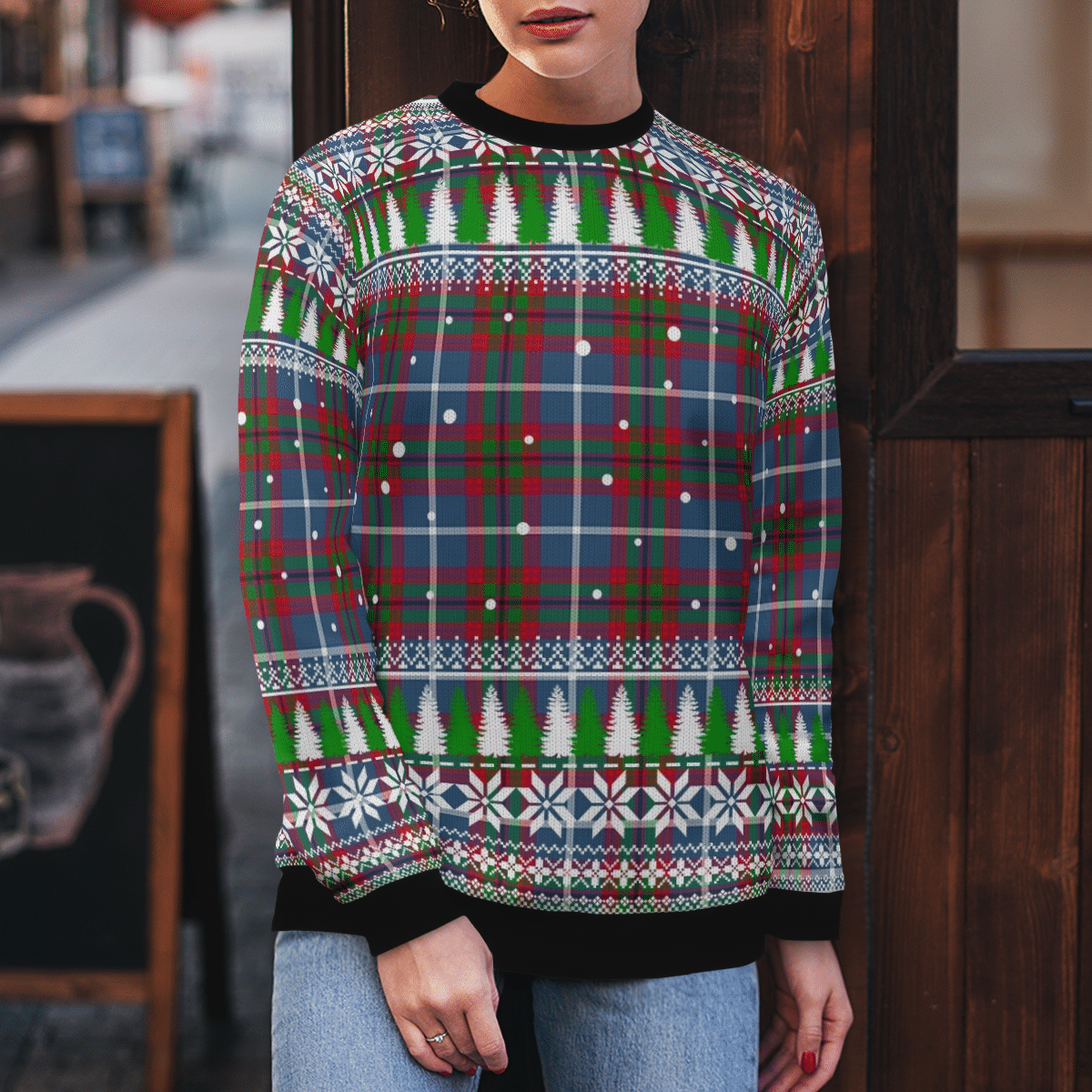 Clan Dalmahoy Tartan Christmas Ugly Sweater ET15 Dalmahoy Tartan Tartan Ugly Sweater   