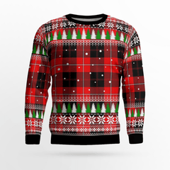 Clan Cunningham Modern Tartan Christmas Ugly Sweater FW81 Cunningham Modern Tartan Tartan Ugly Sweater   