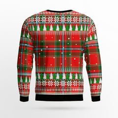 Clan Drummond of Perth Tartan Christmas Ugly Sweater NY65 Drummond of Perth Tartan Tartan Ugly Sweater   