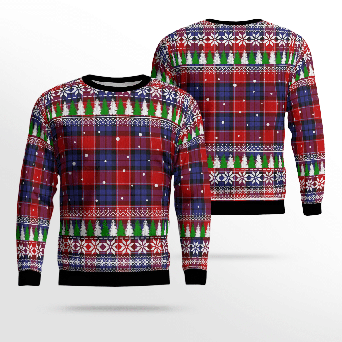 Clan Haldane 1 Tartan Christmas Ugly Sweater AH78 Haldane 1 Tartan Tartan Ugly Sweater   