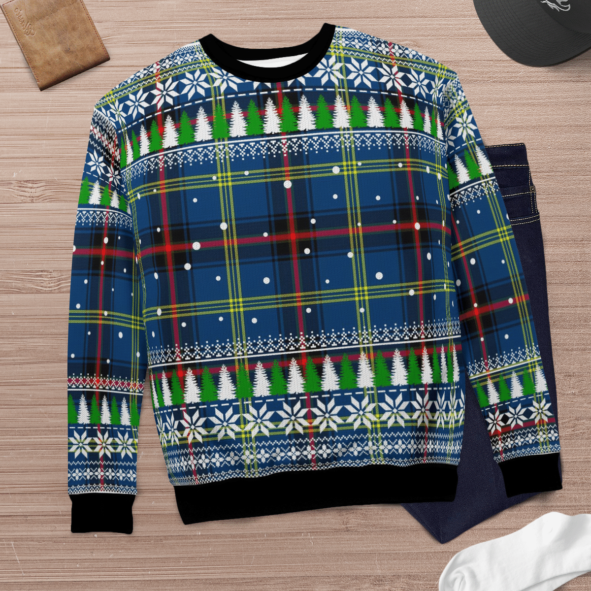 Clan Grewar Tartan Christmas Ugly Sweater CA91 Grewar Tartan Tartan Ugly Sweater   