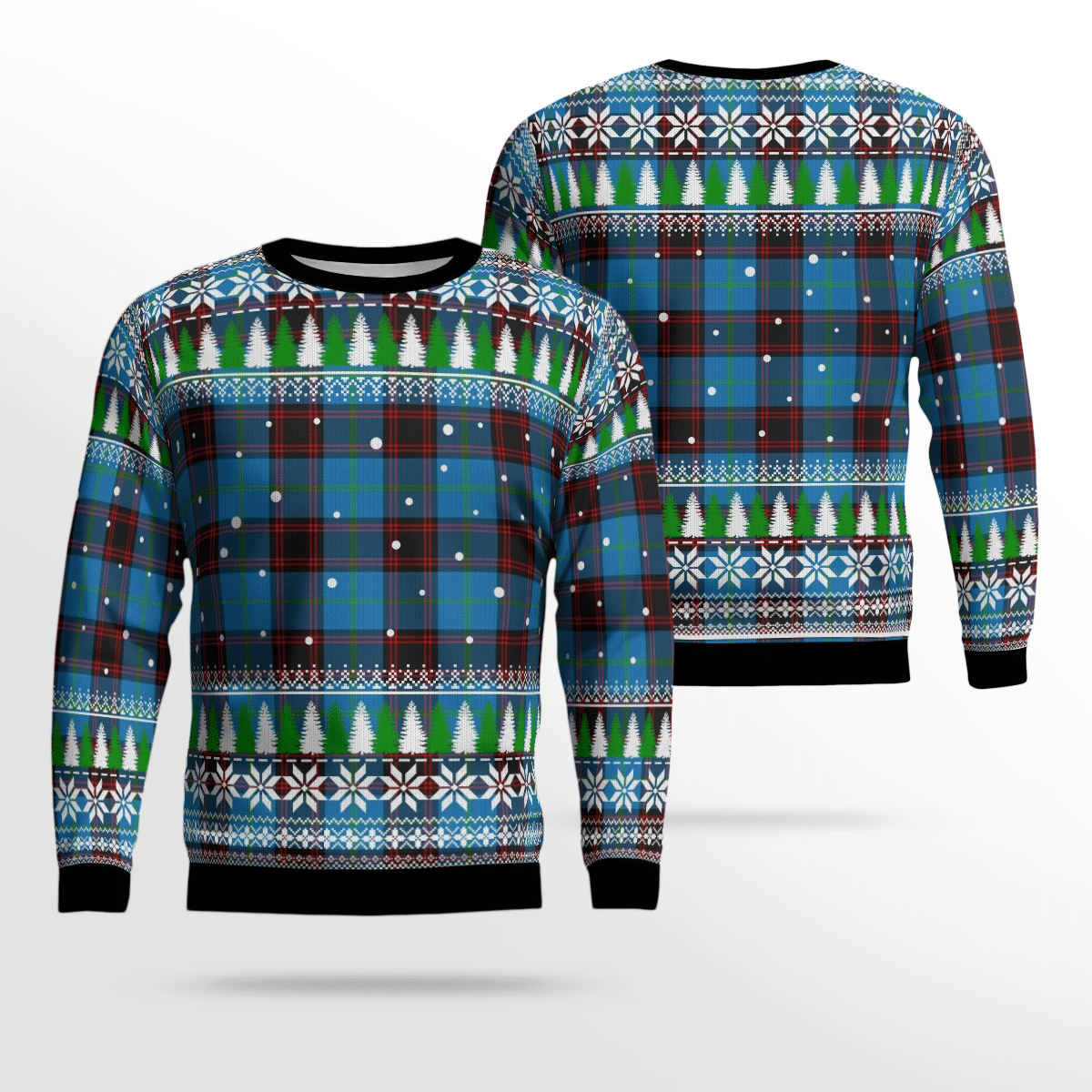 Clan Home Ancient Tartan Christmas Ugly Sweater KV74 Home Ancient Tartan Tartan Ugly Sweater   