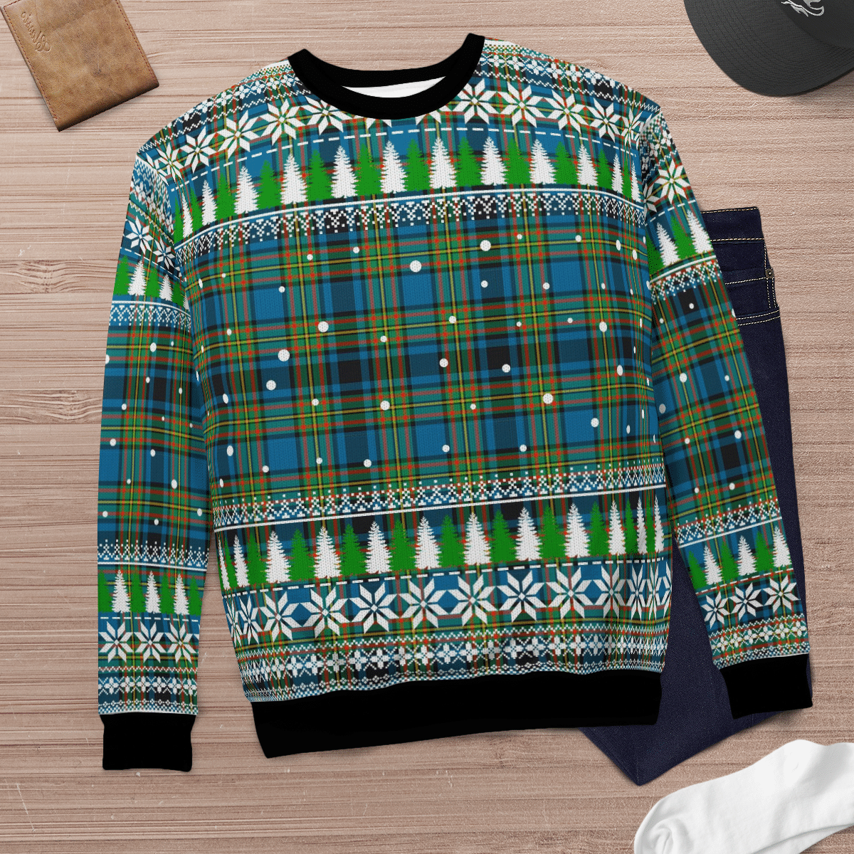 Clan Gillies Ancient Tartan Christmas Ugly Sweater AU44 Gillies Ancient Tartan Tartan Ugly Sweater   