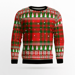 Clan Livingstone Modern Tartan Christmas Ugly Sweater SJ58 Livingstone Modern Tartan Tartan Ugly Sweater   