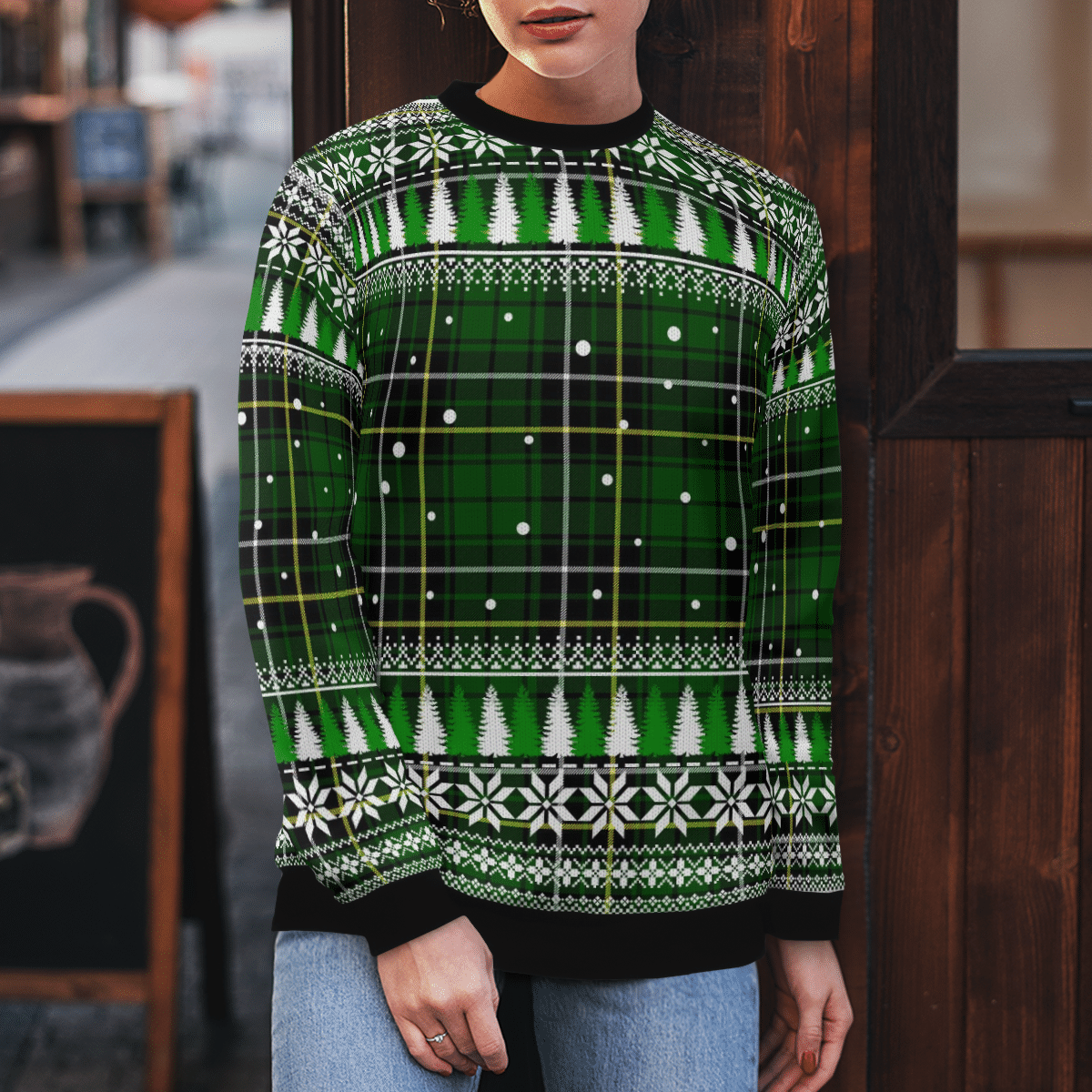 Clan MacAlpin Modern Tartan Christmas Ugly Sweater TN10 MacAlpin Modern Tartan Tartan Ugly Sweater   