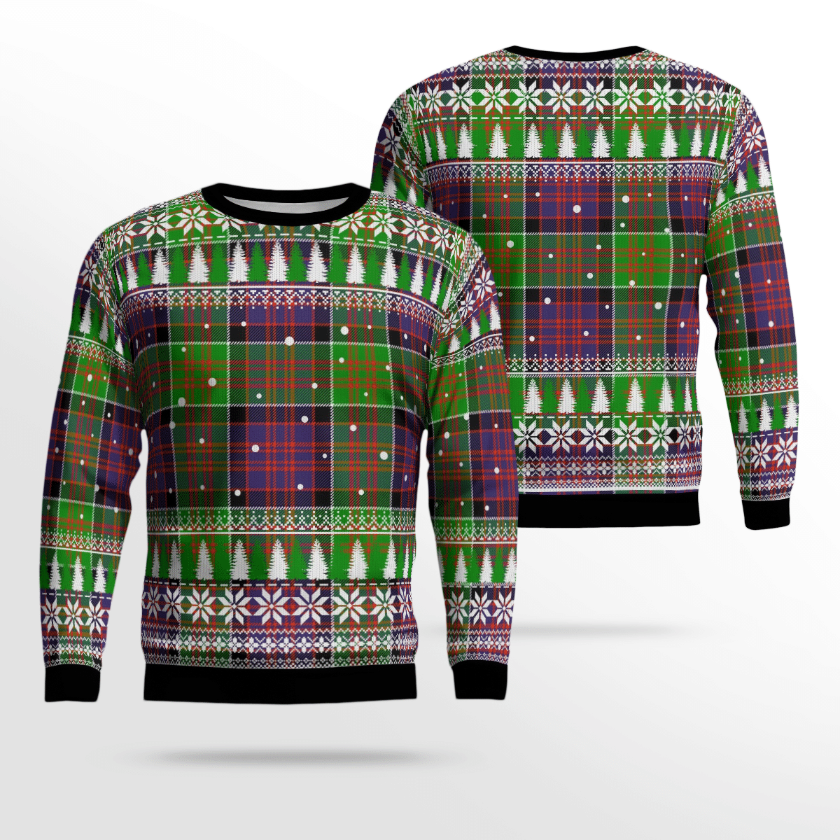 Clan MacDonald of Clanranald Tartan Christmas Ugly Sweater FV44 MacDonald of Clanranald Tartan Tartan Ugly Sweater   