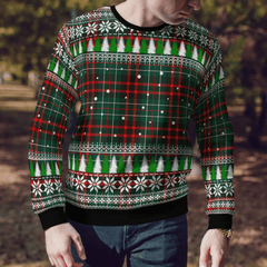 Clan MacDiarmid Modern Tartan Christmas Ugly Sweater CJ50 MacDiarmid Modern Tartan Tartan Ugly Sweater   