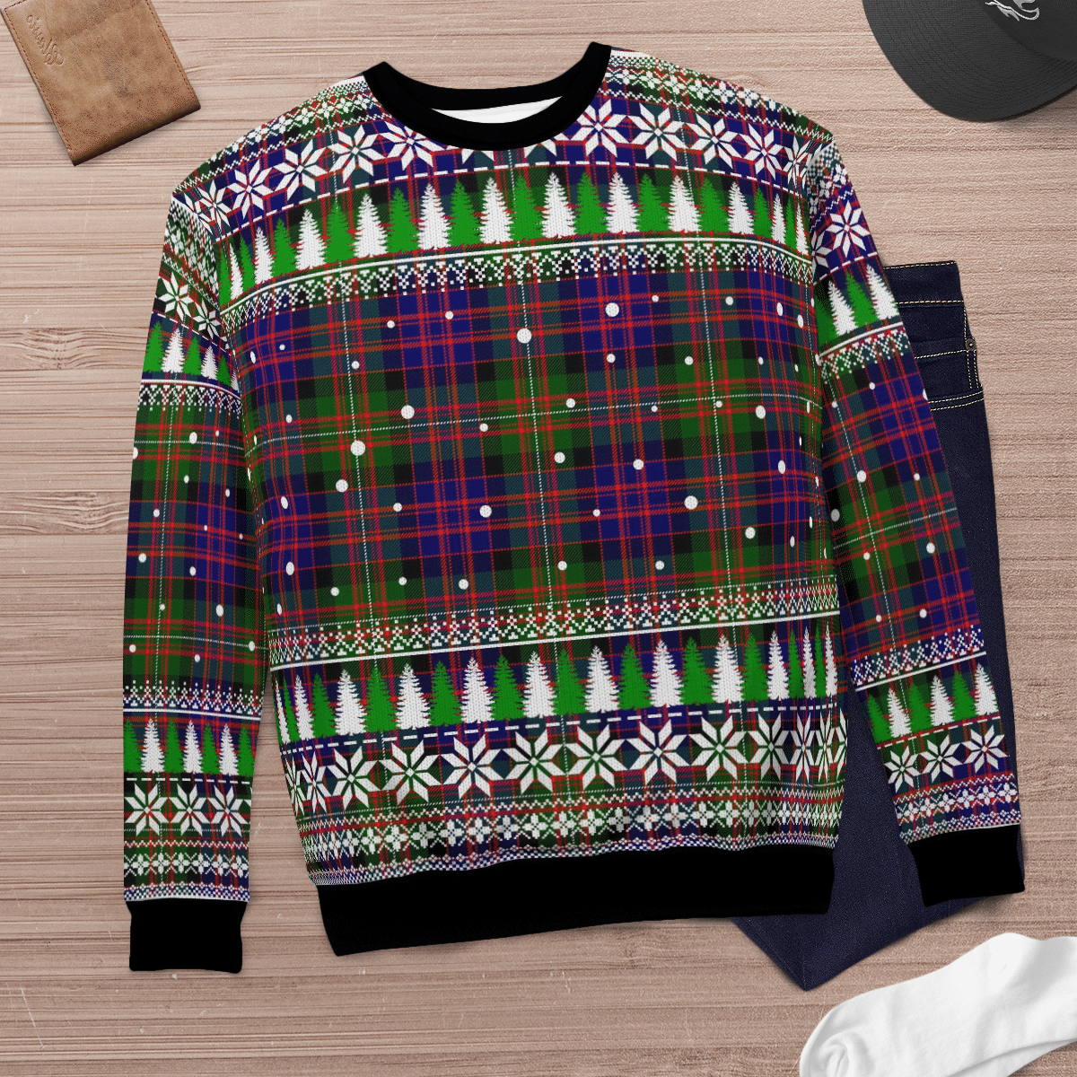 Clan MacDonnell of Glengarry Modern Tartan Christmas Ugly Sweater QI86 MacDonnell of Glengarry Modern Tartan Tartan Ugly Sweater   