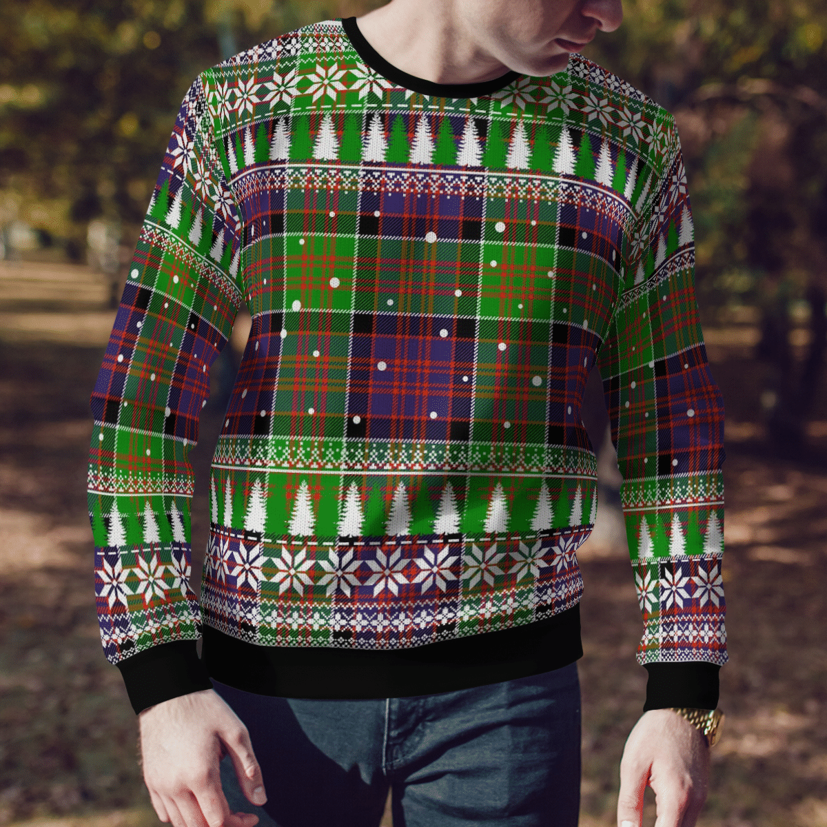 Clan MacDonald of Clanranald Tartan Christmas Ugly Sweater FV44 MacDonald of Clanranald Tartan Tartan Ugly Sweater   