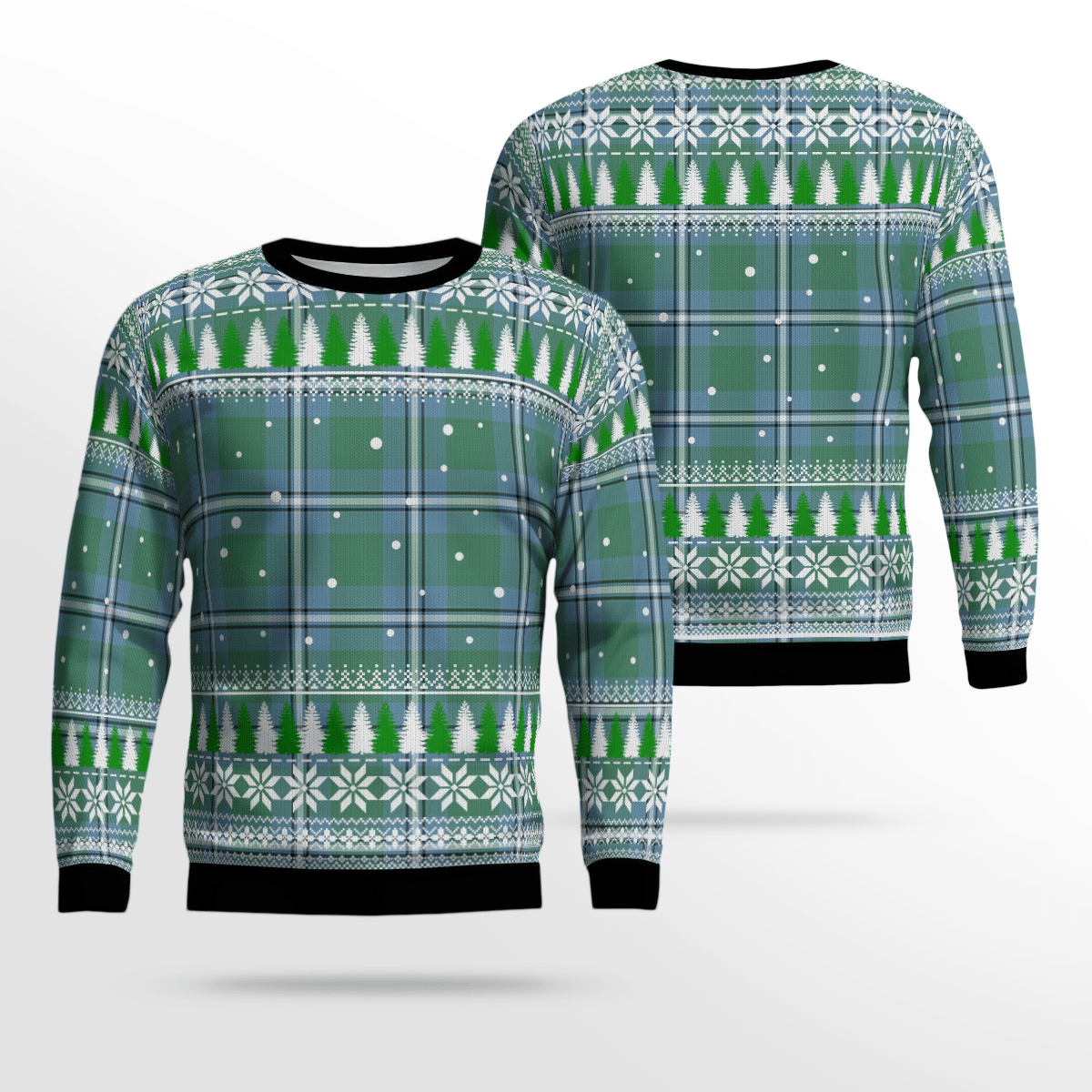 Clan Irvine Tartan Christmas Ugly Sweater UW56 Irvine Tartan Tartan Ugly Sweater   