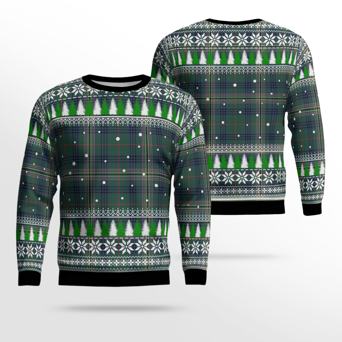 Clan Kennedy Modern Tartan Christmas Ugly Sweater VX64 Kennedy Modern Tartan Tartan Ugly Sweater   