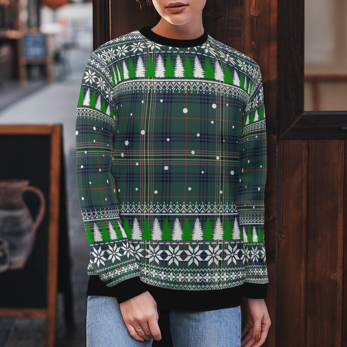 Clan Kennedy Modern Tartan Christmas Ugly Sweater VX64 Kennedy Modern Tartan Tartan Ugly Sweater   